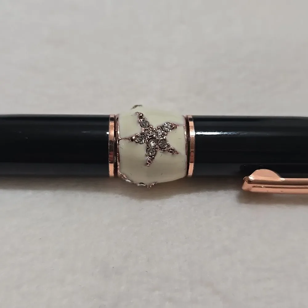 Bella Perlina Black Ink Pen